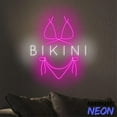 thumbnail image 4 of Handmadetneonsign Bikini Clothing Neon Sign, Bikini Led Sign, Bikini Wall Art, Home Wall Decor 91062, 4 of 5