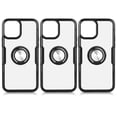 thumbnail image 1 of 3PCS Funda protectora transparente para teléfono móvil de 5,4 pulgadas con soporte para dedo para IOS 12, 1 of 8