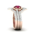 thumbnail image 5 of 3-in-1 Alloy Inlaid Rhinestone Female Popular Exquisite Fashion Rings Jewelry, Valentine's Day Gift for Girlfriend, 5 of 7