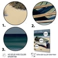 thumbnail image 3 of Designart Boat On The Seashore III Canvas Wall Art, 3 of 5