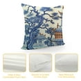 thumbnail image 4 of PIKWEEK  Chinoiserie Blue and White Pillow Covers,Blue and White Pillow Covers Outdoor Decorative Pillow Covers for Couch Bed Sofa Cushion Farmhouse Pillowcases, 4 of 5