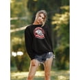 thumbnail image 2 of God Bless America Eagle Sweatshirt Women -Image by Shutterstock, Female Small, 2 of 4