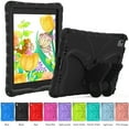 thumbnail image 7 of Dteck Kids Case for iPad 5th/6th Generation/iPad Air/Air 2/iPad Pro 9.7-inch,Cute Butterfly EVA Case Kickstand Lightweight Cover with Shoulder Strap,Black, 7 of 7