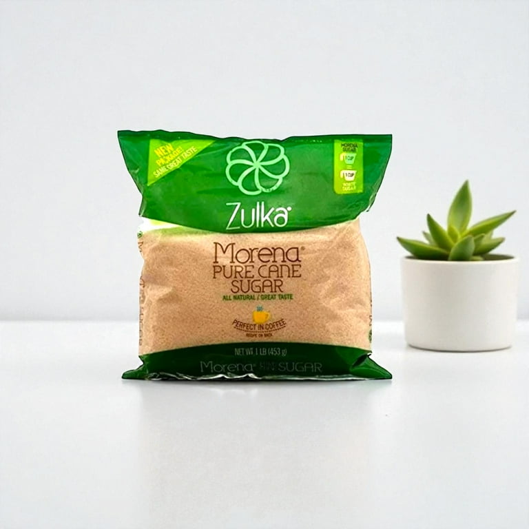 Zulka Azucar Morena Pure Cane Sugar 1lb, Pack of 1 - Walmart.com