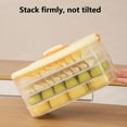 thumbnail image 4 of Dumpling Storage Case Food Grade Good Sealing Large Capacity Multi-layer BPA Free Microwave Safe Frozen-Dumpling Storage Case Refrigerator Sealed Tray Kitchen Accessories, 4 of 8