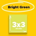 thumbnail image 2 of Post-it Super Sticky Notes, 3 in x 3 in, Bright Green, 1 Pad, 2 of 10