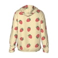 thumbnail image 2 of Picia Strawberries Women's Men's UPF 50+ Sun Protection Hoodie Shirt Long Sleeve SPF Fishing Outdoor UV Hiking Lightweight Shirts-Medium, 2 of 9