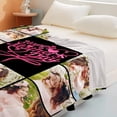thumbnail image 3 of AISENIN Personalized for Mom Custom Blanket with Photos Pictures Text Best Mom Ever Gifts from Daughter Son Kids Customized Birthday Gifts for Mom Grandma Wife Women, 3 of 5