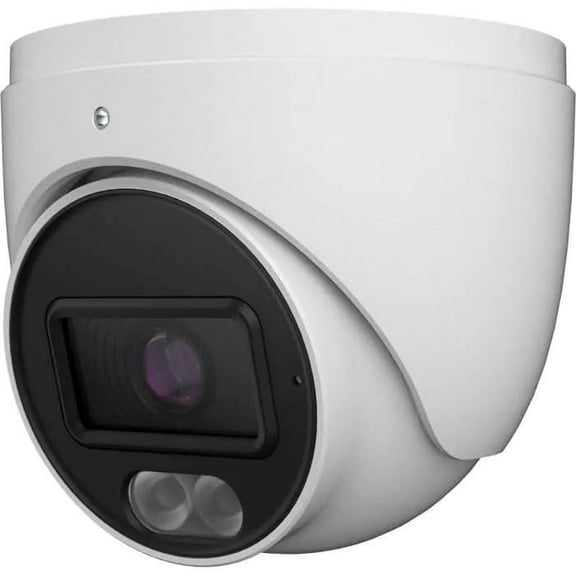 Titanium IP-5IRD4S4C4-28  4MP Full Time Color IP67 Fixed Network IP Turret Security Camera with Built in Mic, Basic VCA& NDAA Compliant