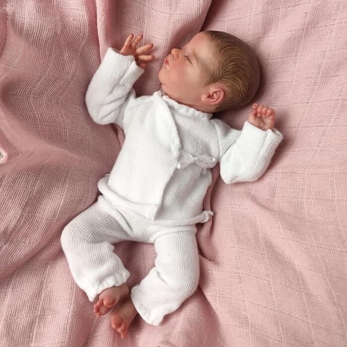 10inch miniature preemie baby doll soft silicone vinyl real touch Art Made 3D Skin Lifelike Baby Collectible Doll