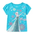 thumbnail image 2 of Disney Frozen Elsa and Anna Girls 3 Pack Short Sleeve T-Shirts for Toddlers, 2 of 9
