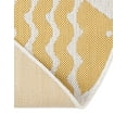 thumbnail image 5 of Unique Loom Outdoor Coastal Collection Area Rug - Pesci (10' Round Yellow/Ivory), 5 of 5