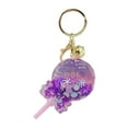 thumbnail image 2 of Creative Lollipop Into Oil Floating Pendant Quicksand Bottle Key Ring Pendant Car Key Accessory Pack Pendant 5Ml, 2 of 5