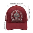 thumbnail image 2 of Bookk Brotherhood Of Cap Medieval Hat Adjustable Baseball Cap. For Veterans Brotherhood Groups, 2 of 6