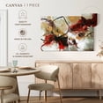 thumbnail image 5 of Elephant Stock Flower Fall Wall Art - Horizontal Canvas Wall Art - Living Room Wall Decor - Abstract Canvas - Brown And Black Decor By Design Fabrikken - 39" x 26", 5 of 8