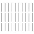 thumbnail image 1 of Lot de 30 Goupilles 3mm x 40mm, Tête Ronde en Acier Inoxydable 304, Argent, 1 of 7