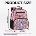 thumbnail image 7 of Jeiento Cute Koala Toddler Backpack for Kids 2-5, 13.5 Inch Preschool Bag for Girls, Lightweight School Backpack with 2 Front Pockets, Pink, 7 of 7