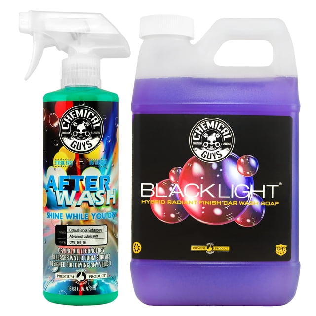 Kit de lavado para auto Chemical Guys Black Light 1,9 L + 475 ml