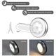 thumbnail image 2 of JTWEEN Luz con Sensor de Movimiento, Luz para Armario, Paquete de 3 Luces de Pared, Se Pegan en Cualquier Lugar sin Herramientas, Lights, LED Night Lights, con Pilas, Perfecto para Escaleras, Pasillos, Baños, Dormitorios, Cocinas, 2 of 7