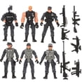 thumbnail image 4 of Juego de simulación de soldado de juguete educativo de 6 piezas con armas y modelos para escenas., 4 of 8