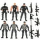 thumbnail image 4 of Juego de simulación de soldado de juguete educativo de 6 piezas con armas y modelos para escenas., 4 of 8