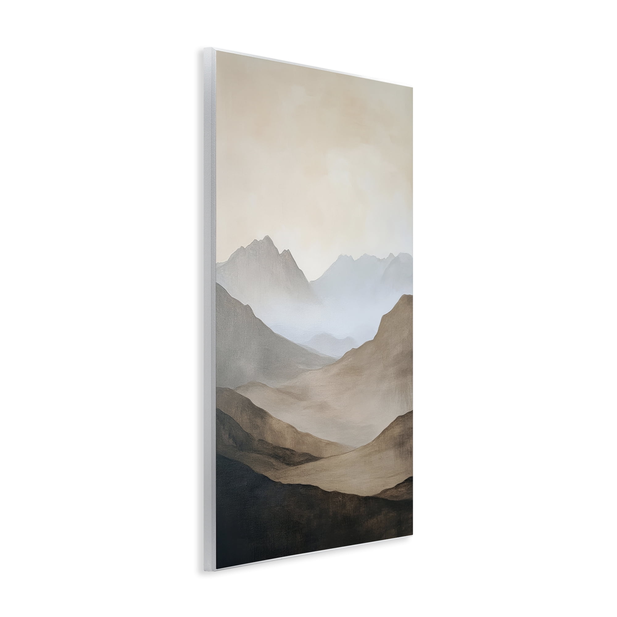Stupell Industries Foggy Mountains Over Valley Wall Plaque Art, design by Petal Prints Design