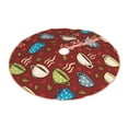 thumbnail image 2 of Kll Coffee Cups Christmas Tree Skirt 48",Party Decorations Farmhouse For Christmas Decorations Holiday Party, 2 of 8