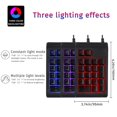 thumbnail image 3 of maskred 19 Keys Backlit USB Wired Number Keyboard Waterproof Number Pad Numeric Keypad Mini Numpad Digital Key, 3 of 6