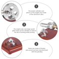 thumbnail image 2 of Hot Air Stirling Engine Twin Flywheels Education Toy Electricity Power Generator Science Experiment Toy Gift Model, 2 of 8