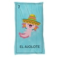 thumbnail image 1 of Cobija Manta Frazada Juana Gallo Diseño de Ajolote Ultra Suave y Ligera, 1 of 5