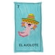 thumbnail image 1 of Cobija Manta Frazada Juana Gallo Diseño de Ajolote Ultra Suave y Ligera, 1 of 5