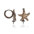 thumbnail image 2 of JEWELRY LANCASTER BROWN IP BLACK WOMEN JLA EAR STAR 4, 2 of 3