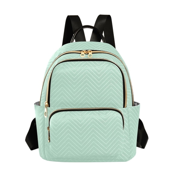 JIALIOU Mini Backpack Purse for Women Quilted Casual Daypack Small Travel Shoulder Bag, Pastel Green