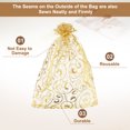thumbnail image 4 of Uxcell Organza Bags, Candy Bags Mesh Bag with Drawstring for Party Favor and Gifts Gold 5.17 in, 4 of 7