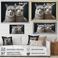 thumbnail image 4 of Designart "Two Alcapas beautyful Guardians IV" Animals Canvas Print, 4 of 5