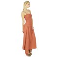 thumbnail image 5 of Bimba Women Long Maxi Dress Smocked Waist Top Spaghetti Casual Summer Dress, 5 of 6