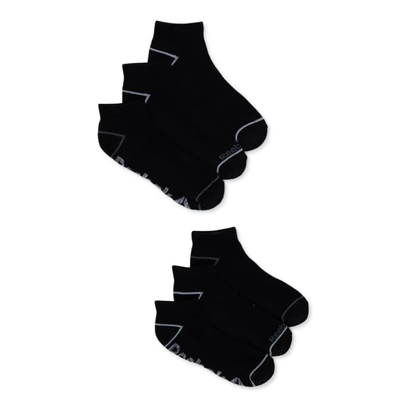 Reebok Men's Socks, Pro Series Quarter Socks, 6-Pack