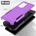 thumbnail image 2 of Defender Case for Samsung Galaxy A53 6.5'' Heavy Duty 1 in 1 Design Rugged Full Body Dustproof Shockproof Bumper Non-Slip Protective Cover,Purple,For Galaxy A53(5G), 2 of 10