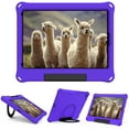 thumbnail image 3 of TECH CIRCLE Case for Apple (10.2-inch) iPad (9th/8th/7th Generation) (2021/2020/2019) - Lightweight Plastic Kickstand Case Portable Handle Protective Cover for Kids (Purple), 3 of 6