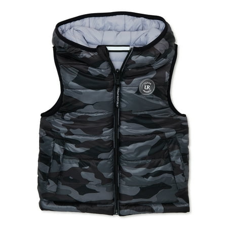 

Urban Republic Toddler Boy Reversible Hooded Vest Sizes 12M-5T