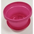 thumbnail image 6 of Austin Planter 12 Inch Flower Pot with Saucer Pink Colored Polypropylene (5 Pack) Made in USA, 6 of 9