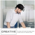 thumbnail image 4 of QUMIIRITY 8Pcs Chef Outfit Cotton Cloth Oil Resistant Simple Design Kitchen Work, 4 of 8