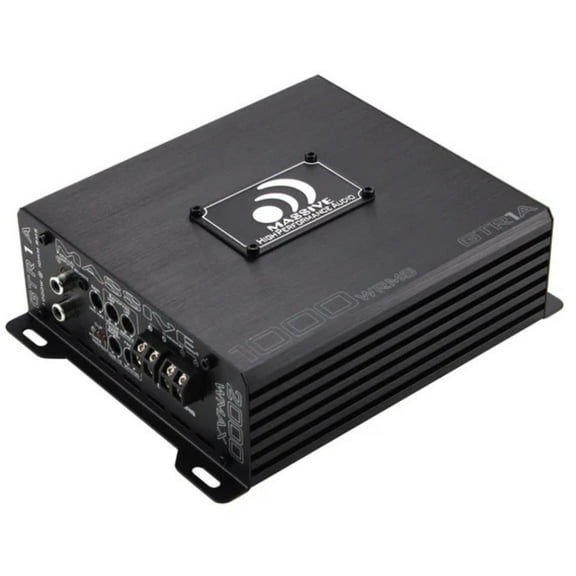 1060 Watt RMS 1 Ohm Mono Block GT Full Range Amplifier With Bass Remote GTR1A