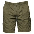 thumbnail image 3 of NOLDARES Mens Casual Cargo Shorts - Cotton Drawstring Stretch Summer Beach Shorts Twill Chino Short with Multi Pockets(AG,L), 3 of 5