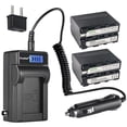 thumbnail image 1 of Kastar 2-Pack NP-F970 Battery and LCD AC Charger Compatible with Atomos Shogun Flame, Atomos Shogun Inferno Battery, Atomos Ninja Inferno Recording Monitor Z Cam E2 Professional 4k Cinematic Camera, 1 of 6
