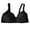 Black, variant on Gyexs Women's Supportive Push Up Wireless Bra Comfortable Everyday Wear Bralette Soft Cup Plus Size Bras for Women, Black, Size 38