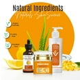 thumbnail image 4 of Dermaxgen Vitamin C Complete Facial Care Anti-Aging Set with Cleanser, Moisturizer and Serum, Day & Night Skincare Gift Set, 4 of 10