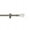 Crystal Urn, variant on Crystal Square Decorative Telescopic Metal Curtain Rod with Modern Crystal & Metal Finials - Adjustable Size: 66" to 120"