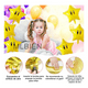 thumbnail image 2 of Kit 10 Globos Para Super Mario Bros Fiesta Estrellas Xtellar Doradas, 2 of 4