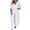 White, variant on qolati Womens 2 Piece Outfits Casual V Neck Slit Hem Shirts Straight Legs Pants Lounge Suits Plus Size Solid Workwear Vacation Sets